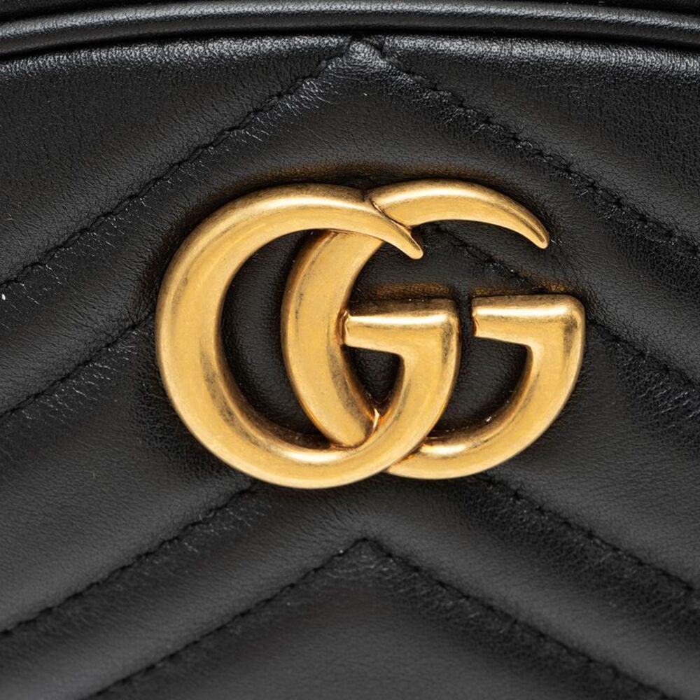 Gucci Matelasse Leather GG Marmont Belt Bag - Size 34 / 85 - Picture 11 of 11